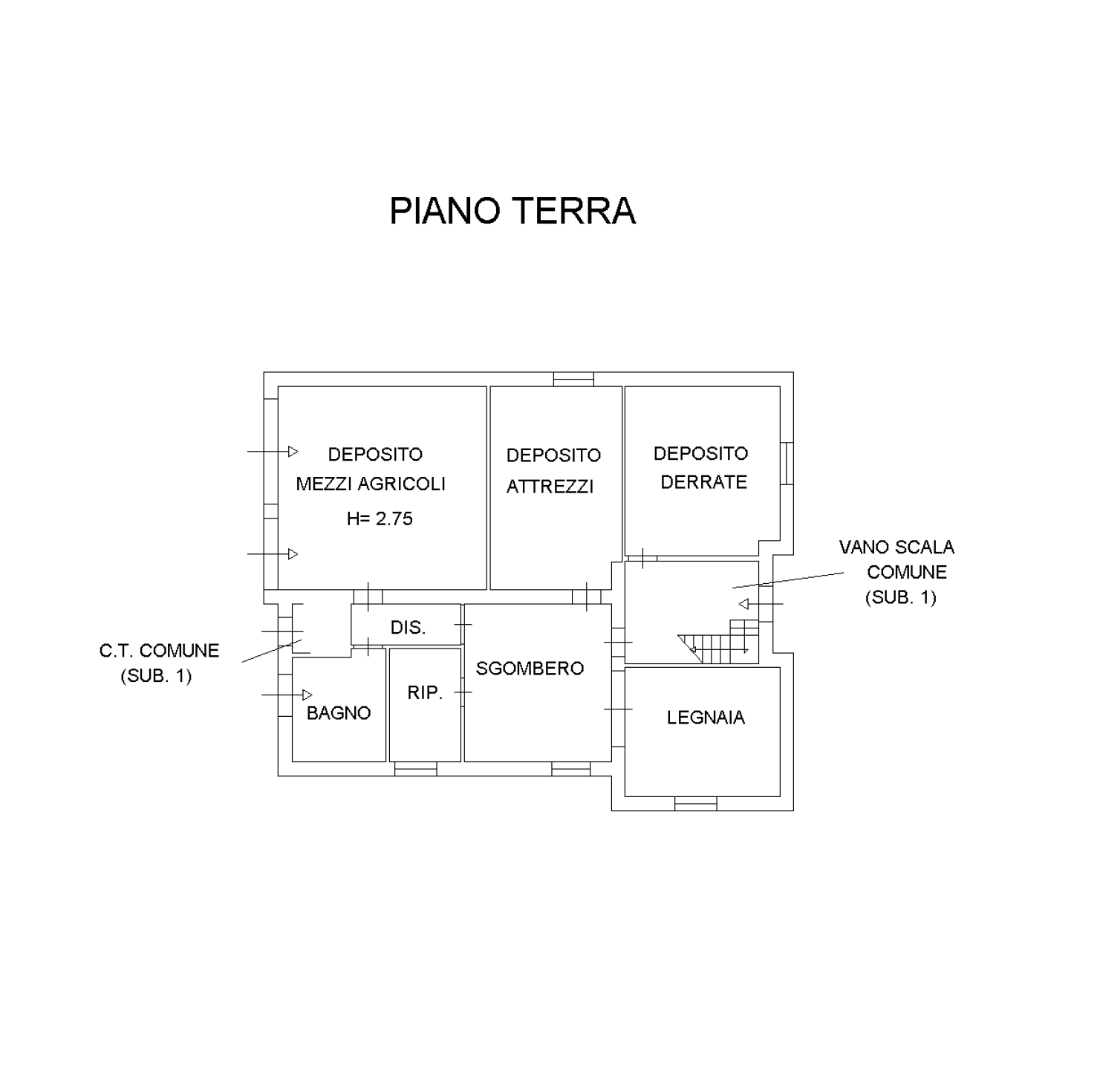 piano terra